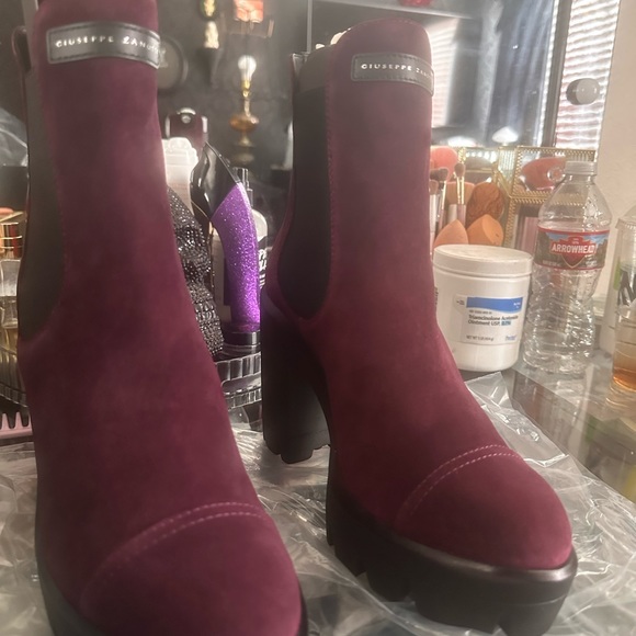 Giuseppe Zanotti Gintonic Velour Ankle boots - Picture 5 of 12